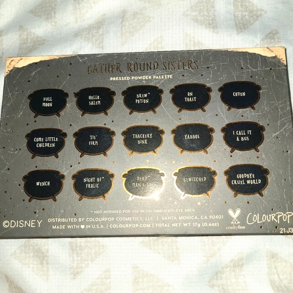 Hocus Pocus x Color Pop eyeshadow palate, NWOT RARE - Picture 5 of 6